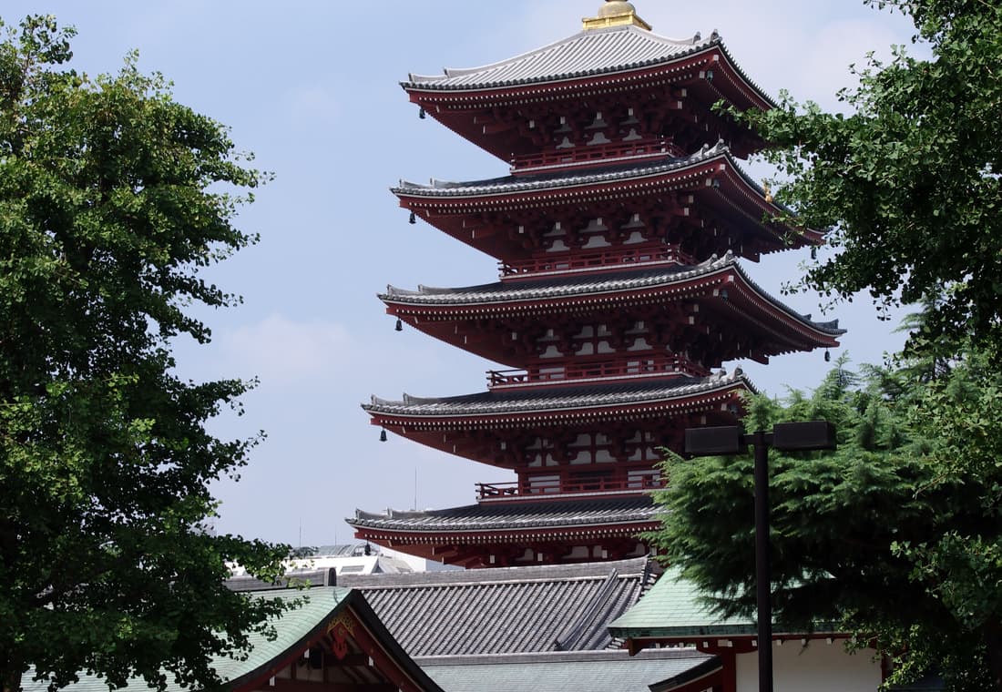 20100725 Tokyo Five storied Pagoda Sensoji 5379