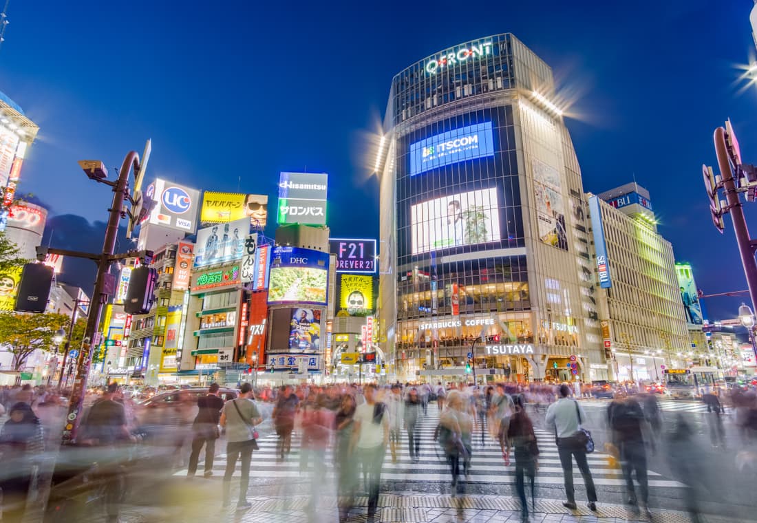 Tokyo Shibuya Scramble Crossing 2018 10 09